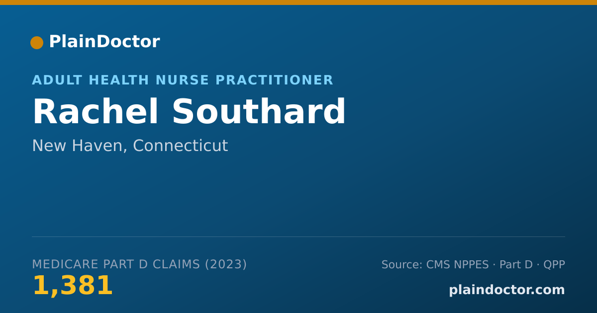 Shareable card for Rachel Southard - Adult Health Nurse Practitioner, New Haven, CT