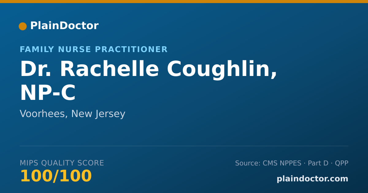 Shareable card for Rachelle Coughlin, NP-C - Family Nurse Practitioner, Voorhees, NJ