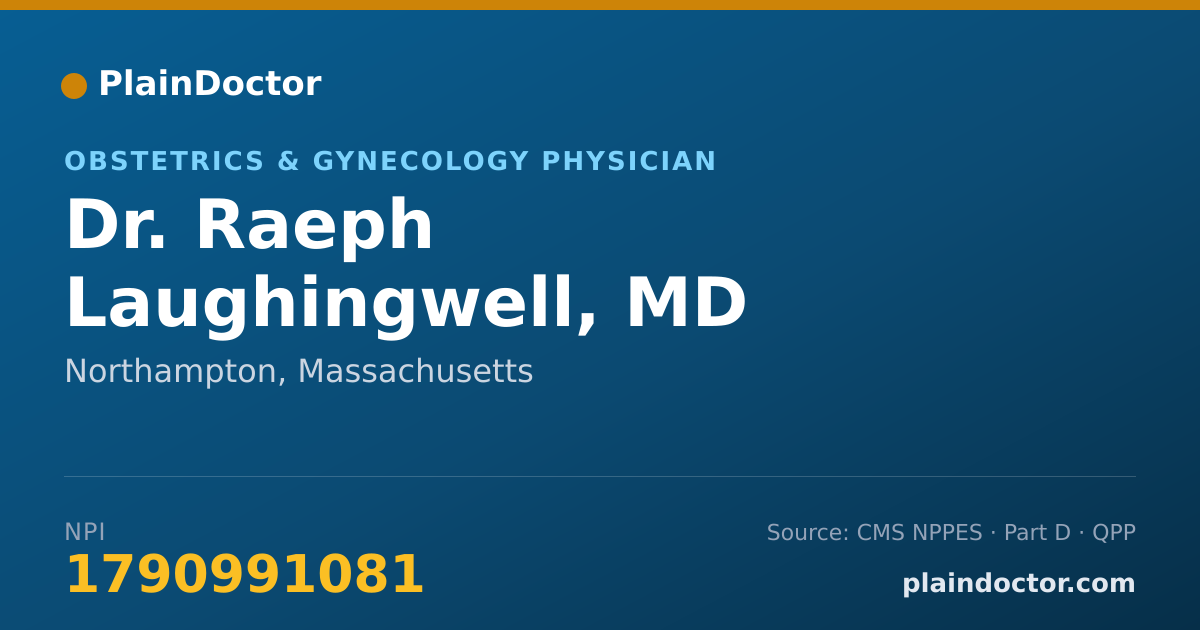 Shareable card for Raeph Laughingwell, MD - Obstetrics & Gynecology Physician, Northampton, MA