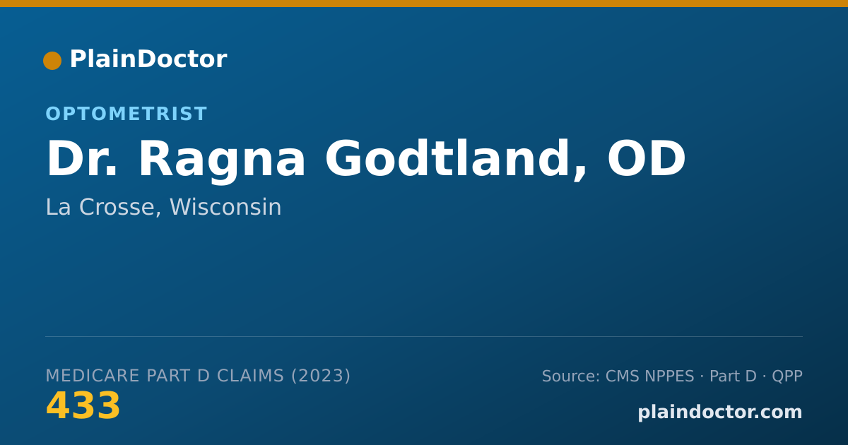 Shareable card for Ragna Godtland, OD - Optometrist, La Crosse, WI