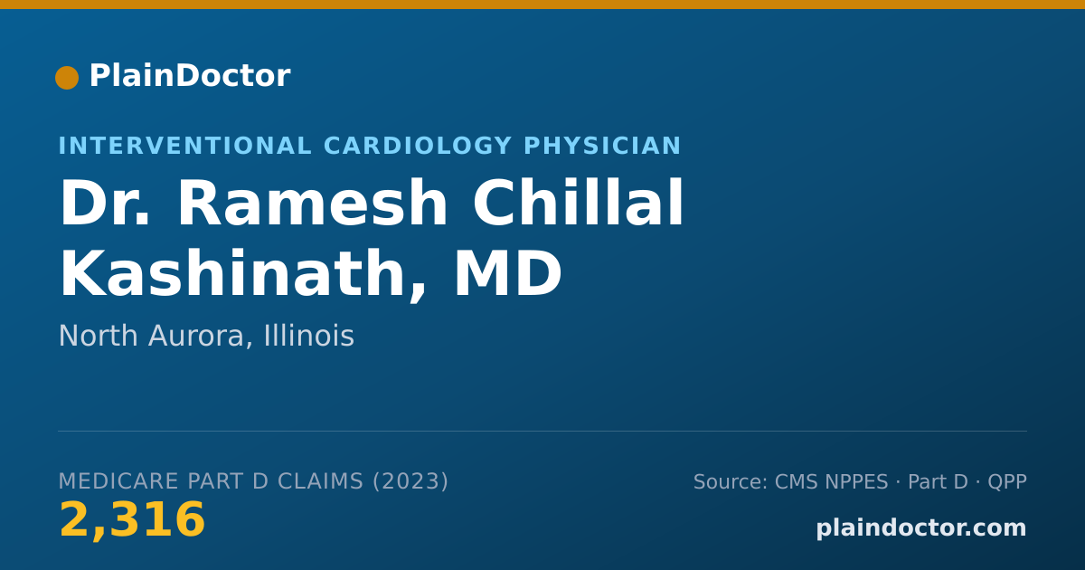 Shareable card for Ramesh Chillal Kashinath, MD - Interventional Cardiology Physician, North Aurora, IL