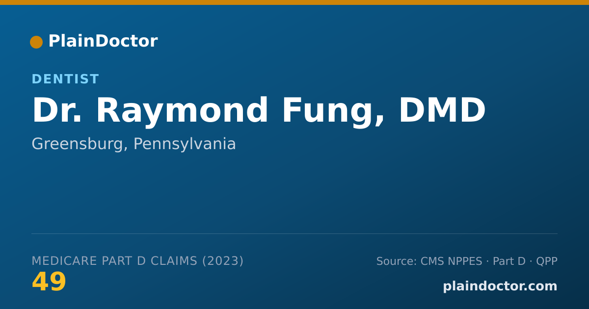 Shareable card for Raymond Fung, DMD - Dentist, Greensburg, PA