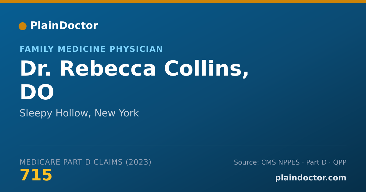 Shareable card for Rebecca Collins, DO - Family Medicine Physician, Sleepy Hollow, NY