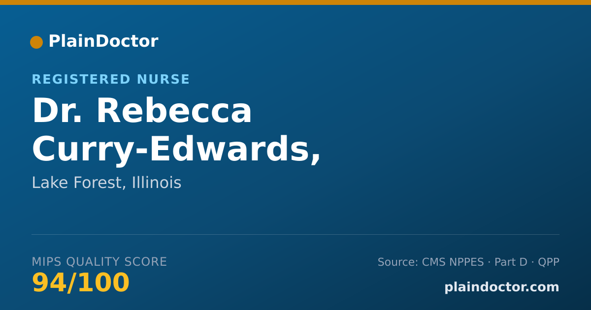Shareable card for Rebecca Curry-Edwards, AGACNP-BC - Registered Nurse, Lake Forest, IL