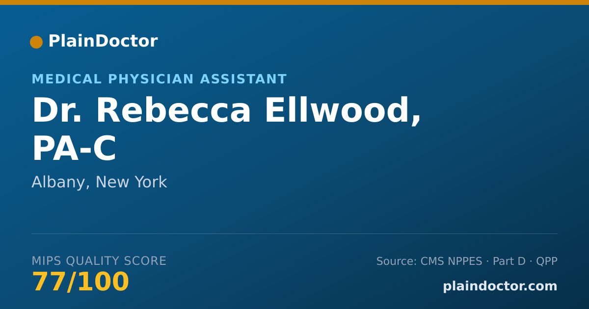 Shareable card for Rebecca Ellwood, PA-C - Medical Physician Assistant, Albany, NY