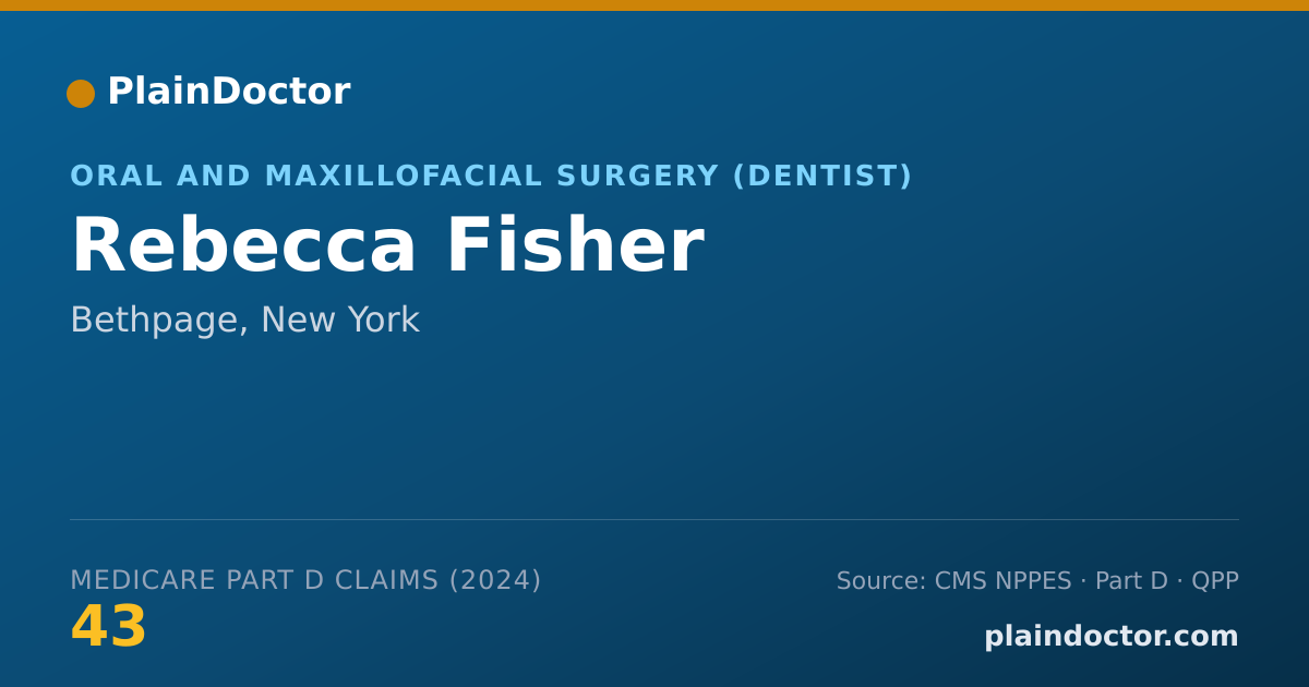 Shareable card for Rebecca Fisher - Oral and Maxillofacial Surgery (Dentist), Bethpage, NY