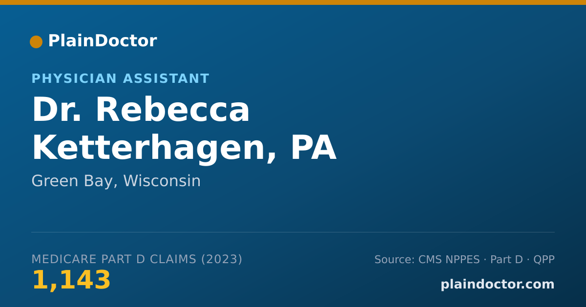 Shareable card for Rebecca Ketterhagen, PA - Physician Assistant, Green Bay, WI