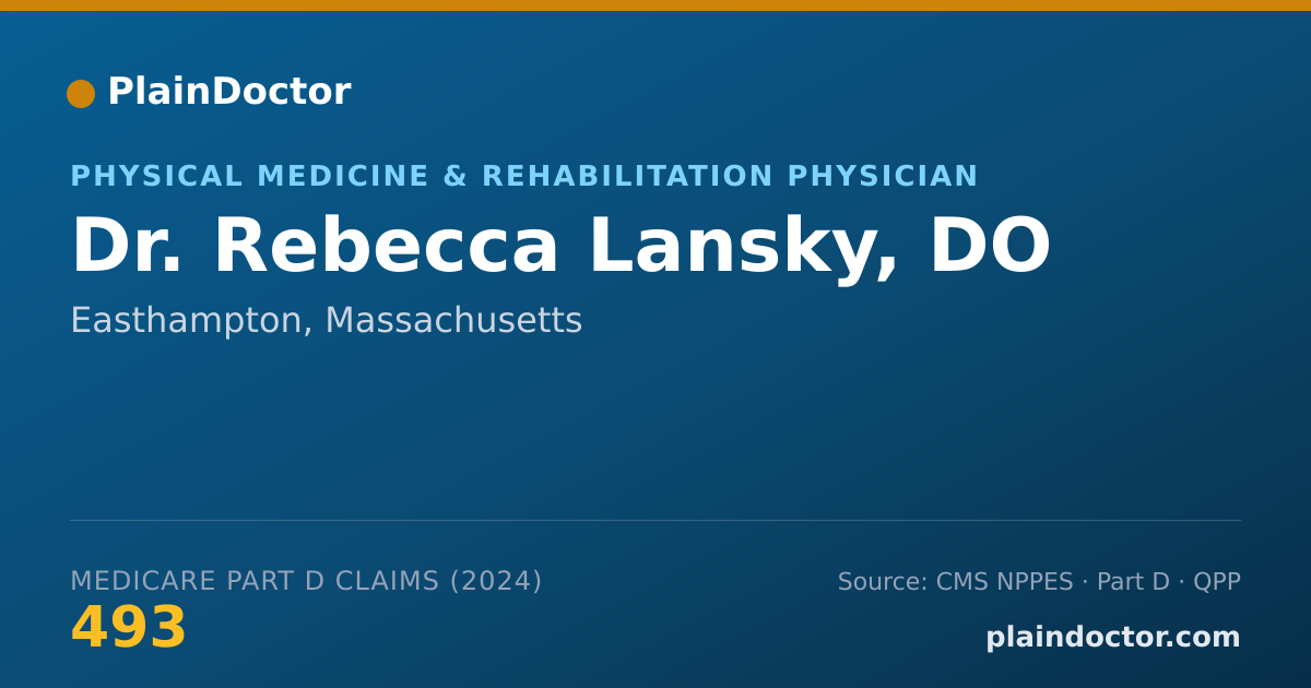 Shareable card for Rebecca Lansky, DO - Physical Medicine & Rehabilitation Physician, Easthampton, MA