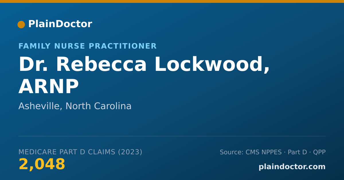 Shareable card for Rebecca Lockwood, ARNP - Family Nurse Practitioner, Asheville, NC
