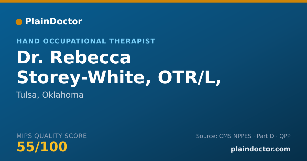 Shareable card for Rebecca Storey-White, OTR/L, CHT - Hand Occupational Therapist, Tulsa, OK