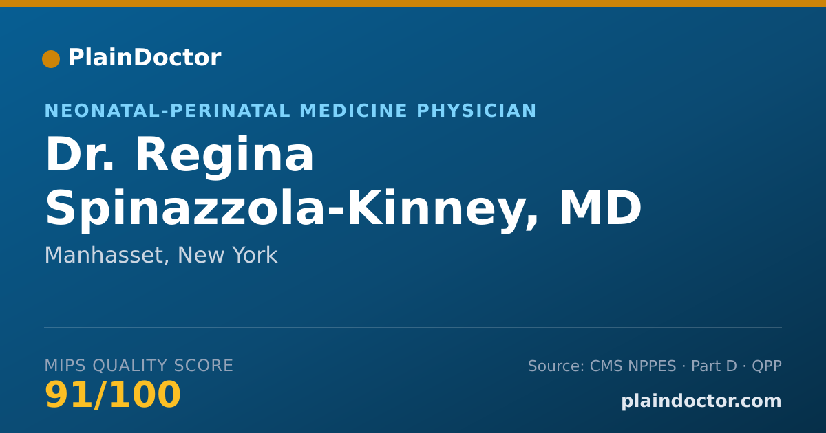 Shareable card for Regina Spinazzola-Kinney, MD - Neonatal-Perinatal Medicine Physician, Manhasset, NY