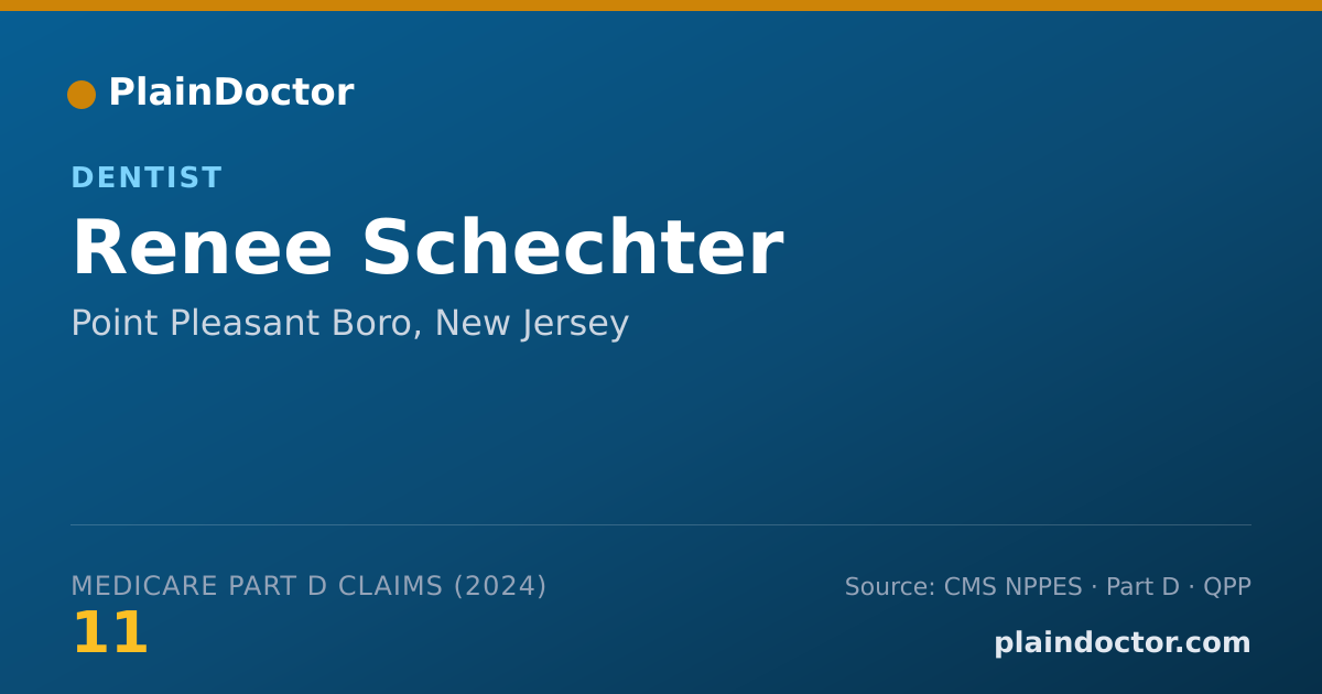 Shareable card for Renee Schechter - Dentist, Point Pleasant Boro, NJ
