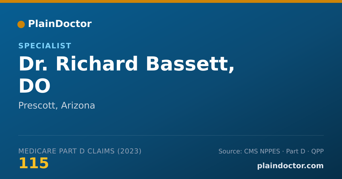 Shareable card for Richard Bassett, DO - Specialist, Prescott, AZ