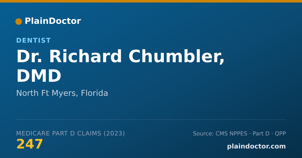 Shareable card for Richard Chumbler, DMD - Dentist, North Ft Myers, FL