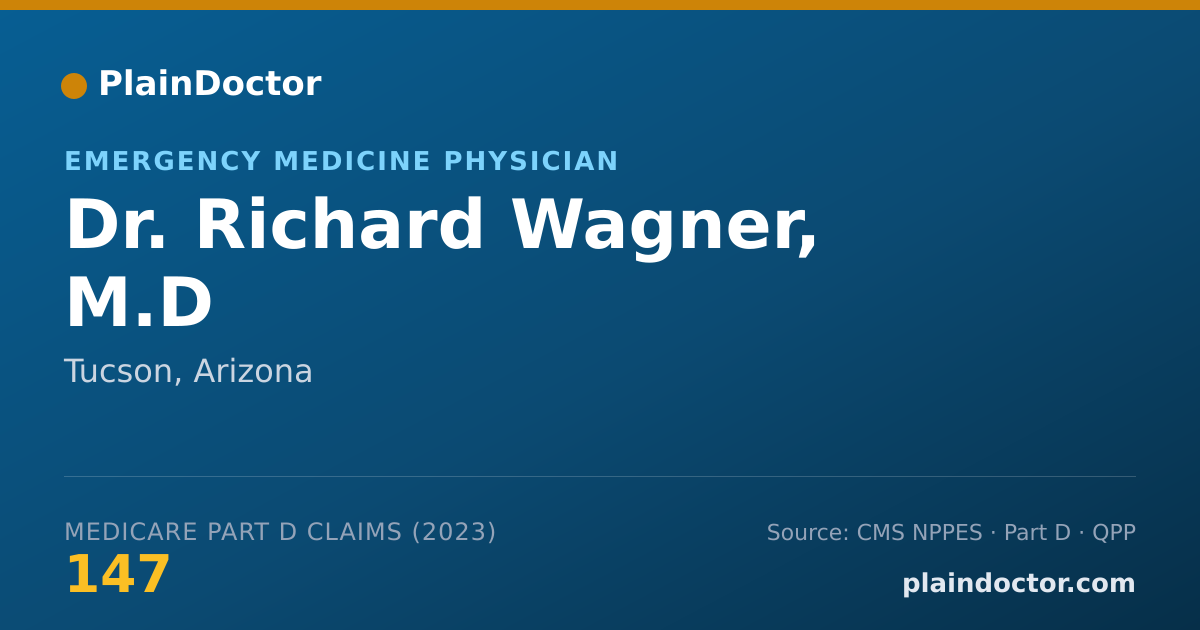 Shareable card for Richard Wagner, M.D - Emergency Medicine Physician, Tucson, AZ