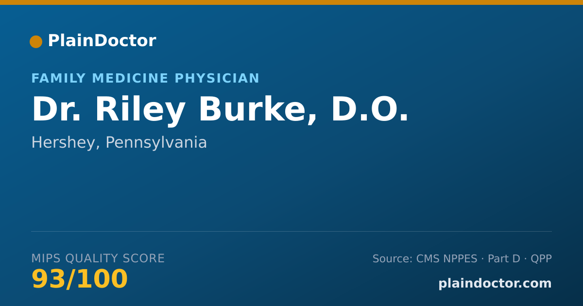 Shareable card for Riley Burke, D.O. - Family Medicine Physician, Danville, PA