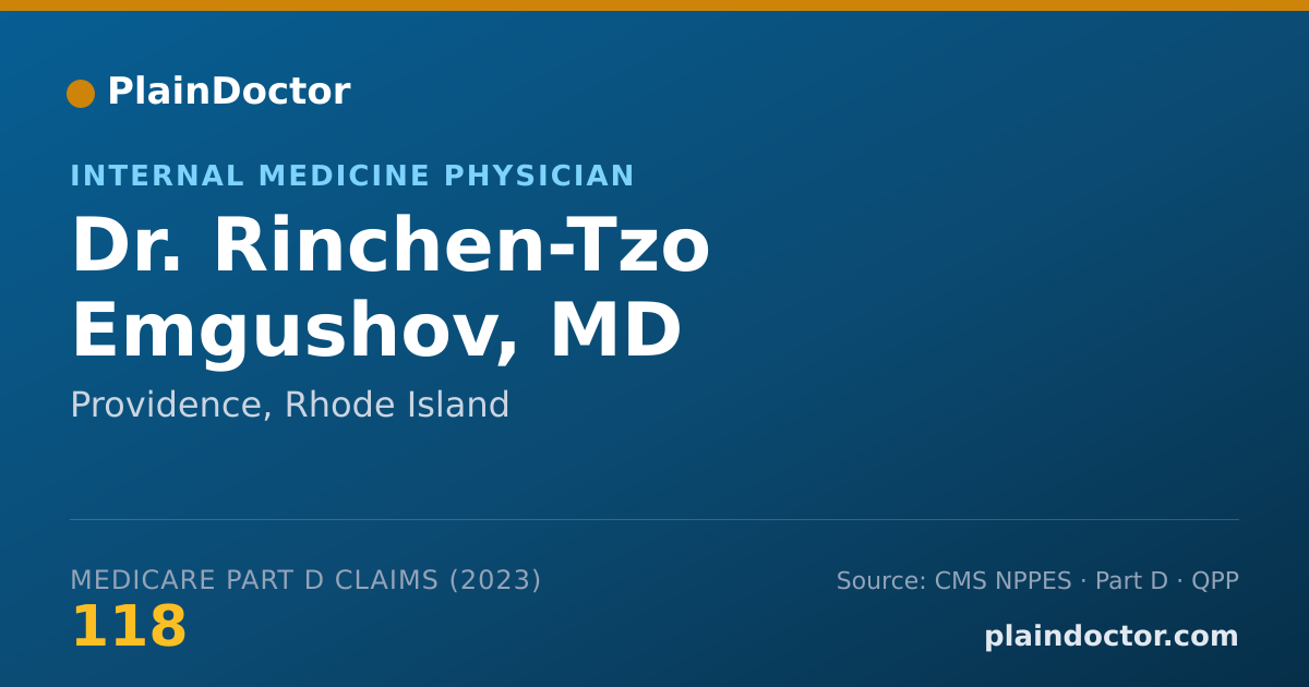 Shareable card for Rinchen-Tzo Emgushov, MD - Internal Medicine Physician, Providence, RI