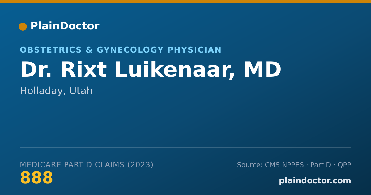 Shareable card for Rixt Luikenaar, MD - Obstetrics & Gynecology Physician, Holladay, UT
