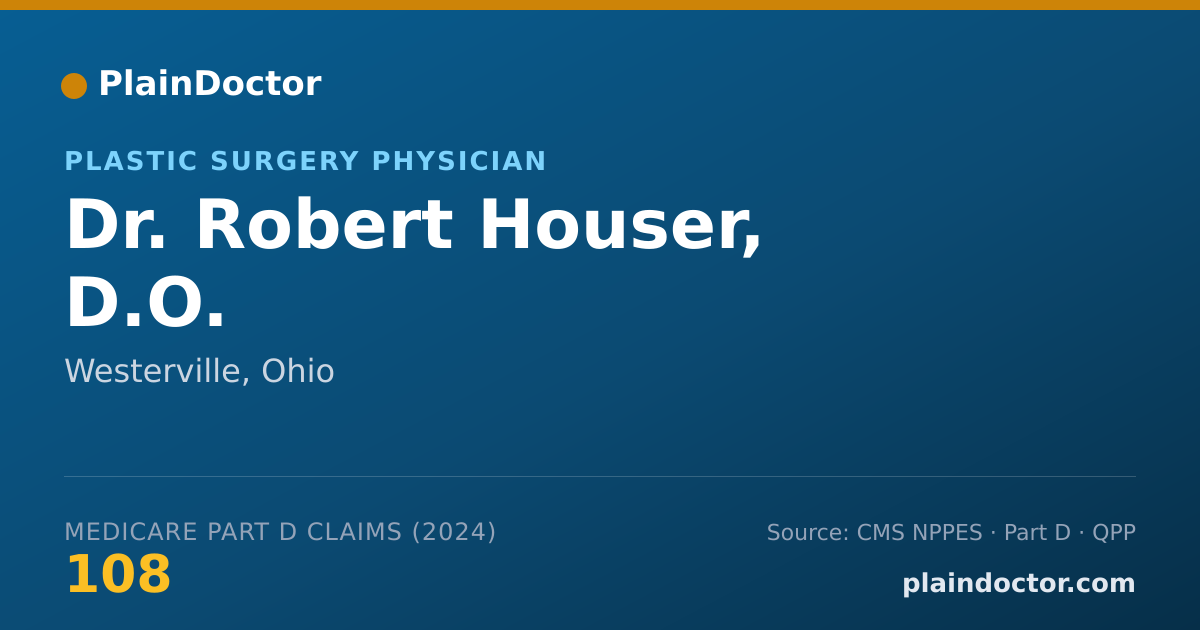 Shareable card for Robert Houser, D.O. - Plastic Surgery Physician, Westerville, OH
