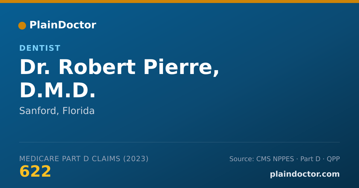 Shareable card for Robert Pierre, D.M.D. - Dentist, Sanford, FL