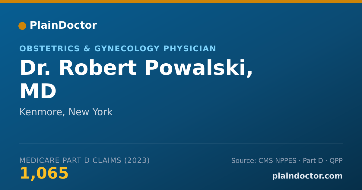 Shareable card for Robert Powalski, MD - Obstetrics & Gynecology Physician, Kenmore, NY