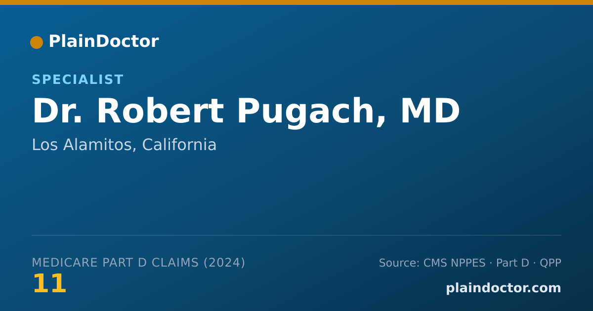 Shareable card for Robert Pugach, MD - Specialist, Los Alamitos, CA
