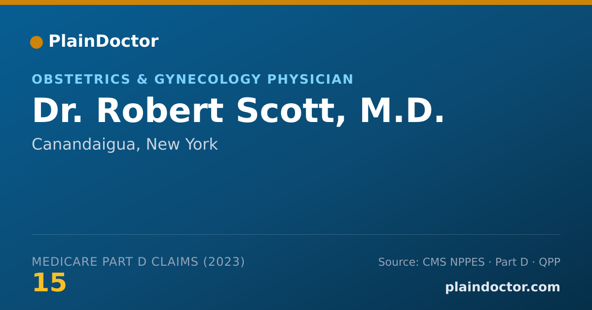 Shareable card for Robert Scott, M.D. - Obstetrics & Gynecology Physician, Canandaigua, NY
