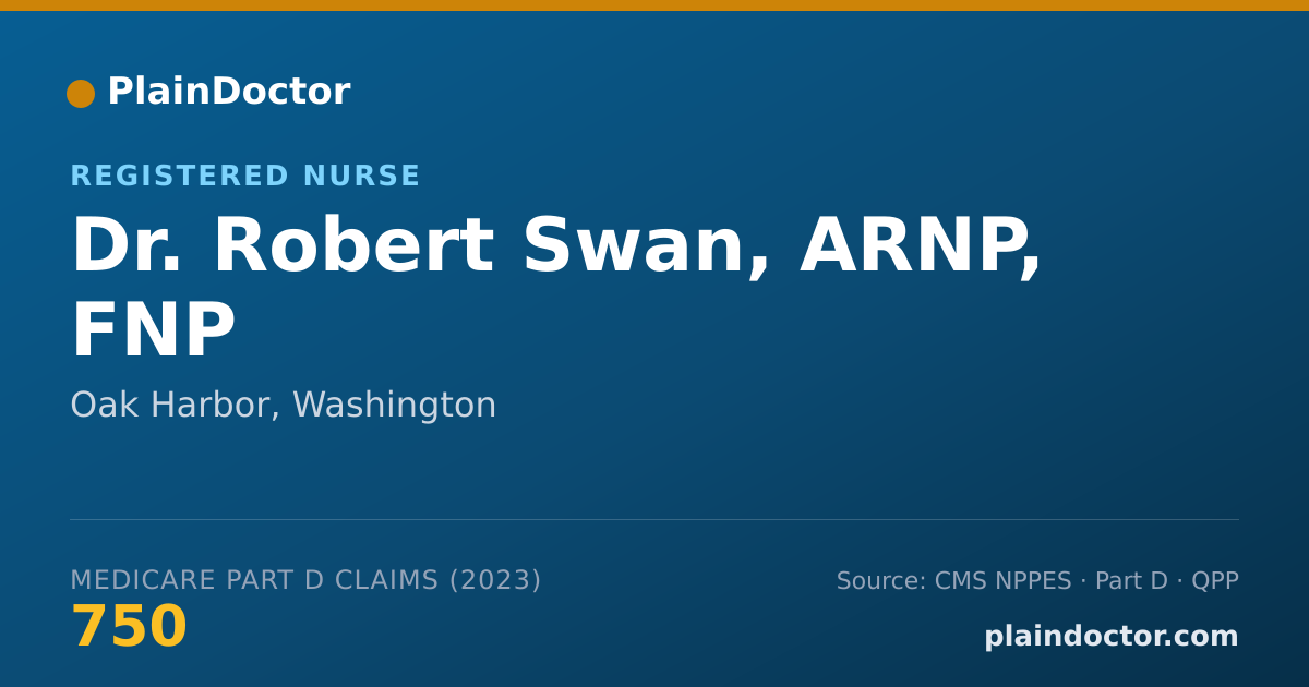 Shareable card for Robert Swan, ARNP, FNP - Registered Nurse, Oak Harbor, WA
