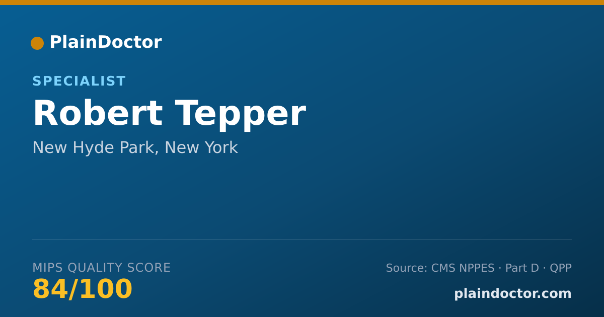 Shareable card for Robert Tepper - Specialist, New Hyde Park, NY