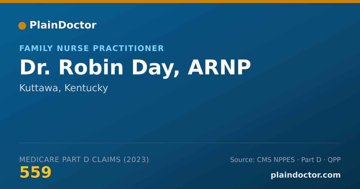 Shareable card for Robin Day, ARNP - Family Nurse Practitioner, Kuttawa, KY