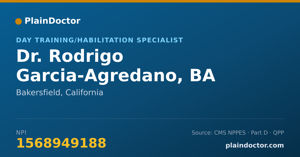 Shareable card for Rodrigo Garcia-Agredano, BA - Day Training/Habilitation Specialist, Bakersfield, CA