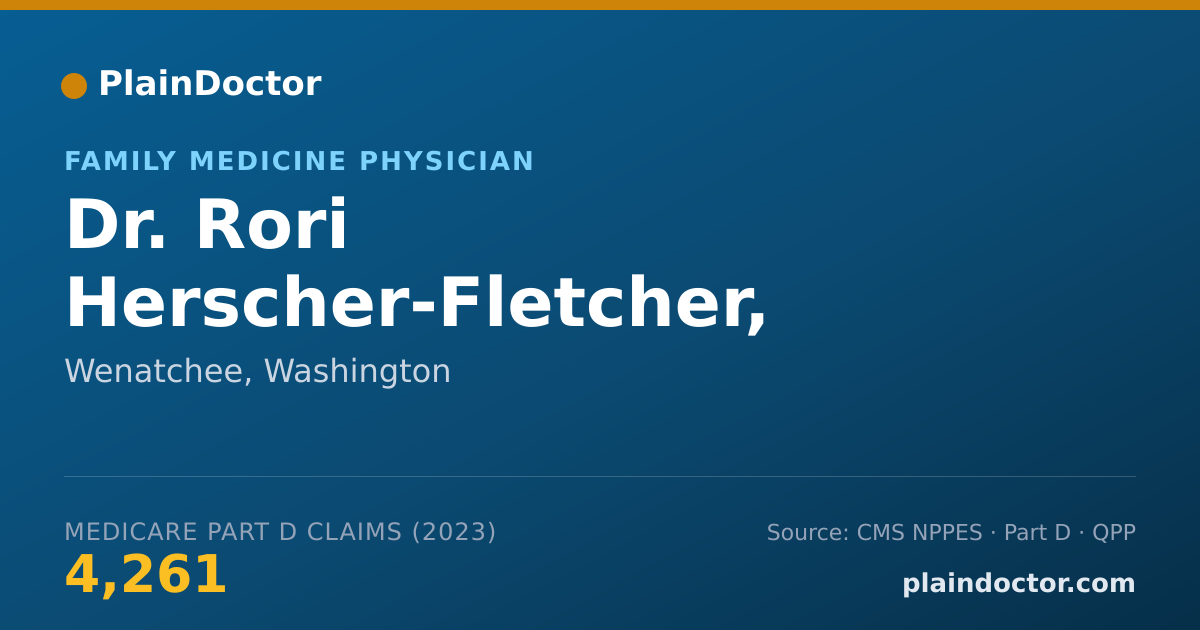 Shareable card for Rori Herscher-Fletcher, D.O. - Family Medicine Physician, Wenatchee, WA