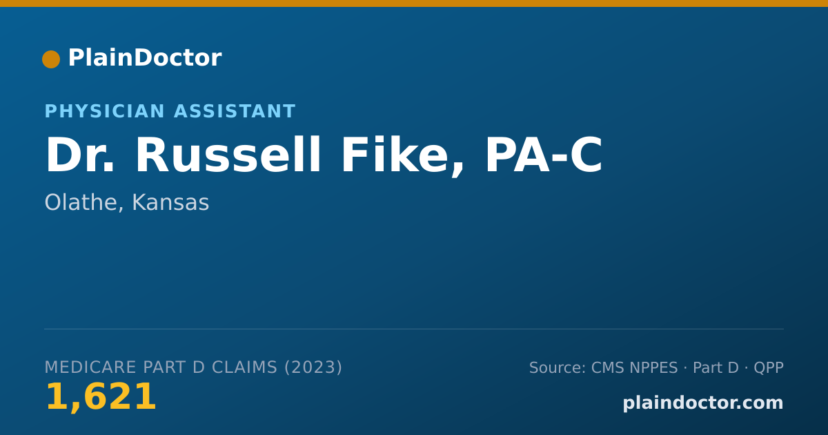 Shareable card for Russell Fike, PA-C - Physician Assistant, Olathe, KS