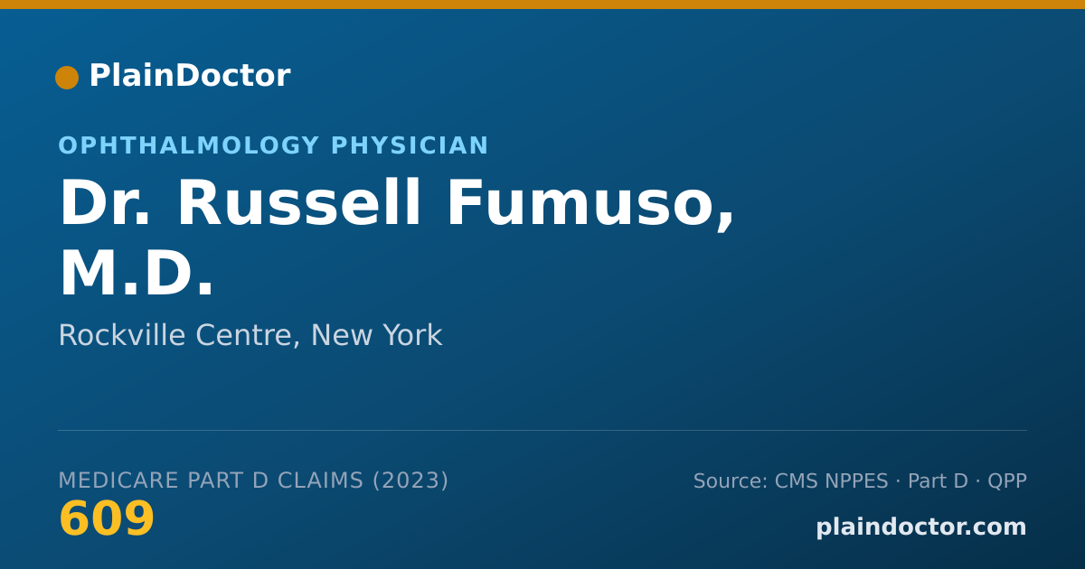 Shareable card for Russell Fumuso, M.D. - Ophthalmology Physician, Rockville Centre, NY