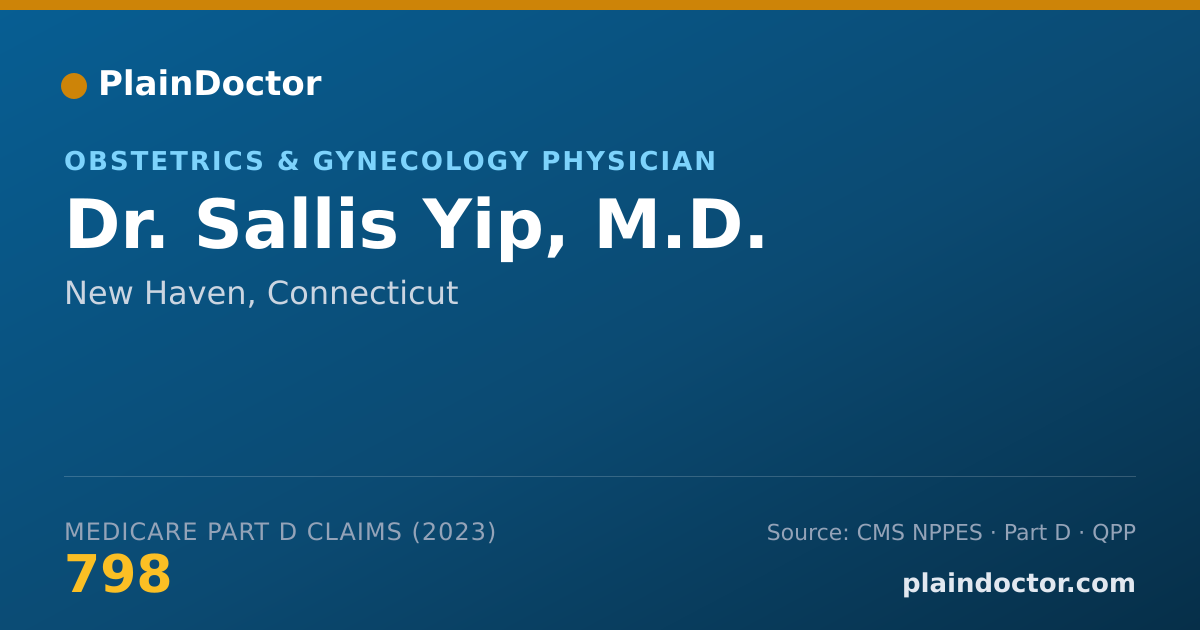 Shareable card for Sallis Yip, M.D. - Obstetrics & Gynecology Physician, New Haven, CT
