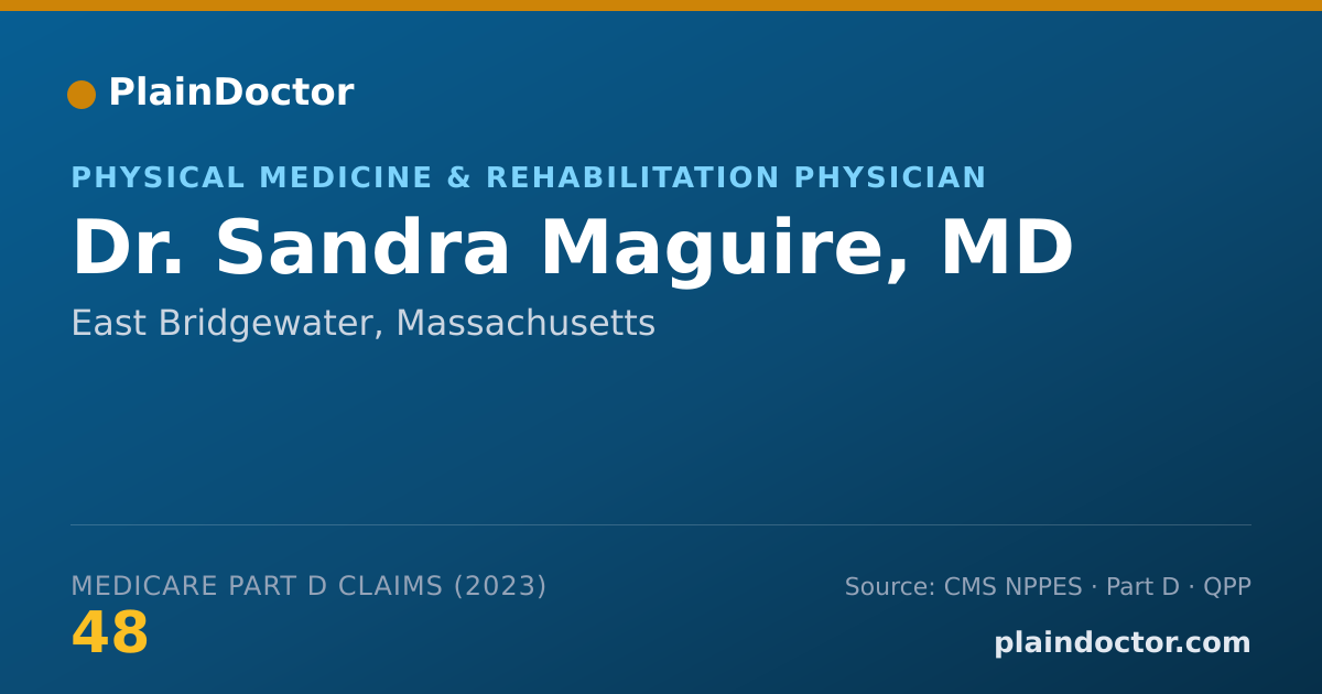 Shareable card for Sandra Maguire, MD - Physical Medicine & Rehabilitation Physician, East Bridgewater, MA