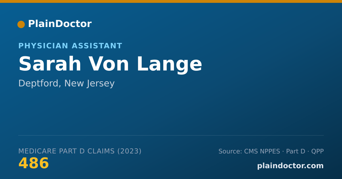 Shareable card for Sarah Von Lange - Physician Assistant, Deptford, NJ