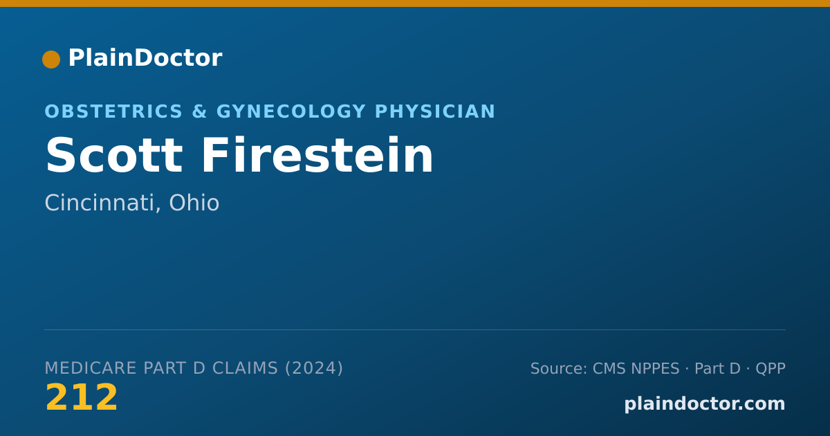 Shareable card for Scott Firestein - Obstetrics & Gynecology Physician, Cincinnati, OH