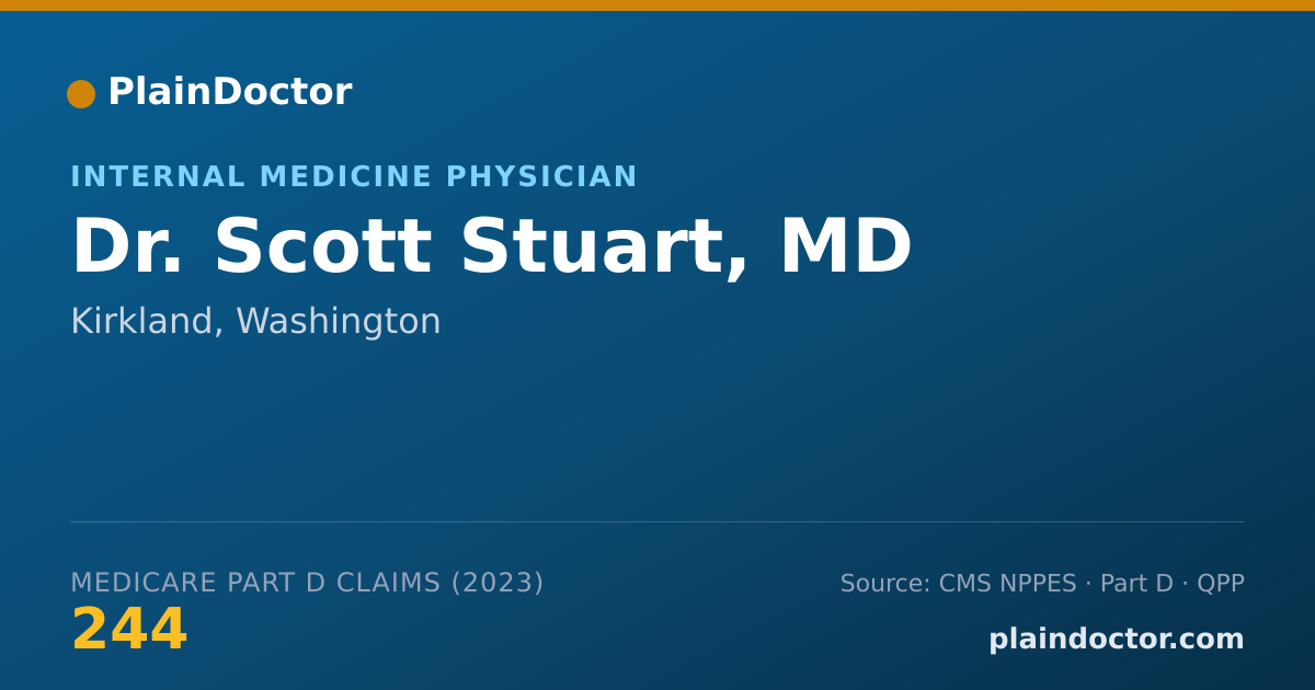 Shareable card for Scott Stuart, MD - Internal Medicine Physician, Kirkland, WA