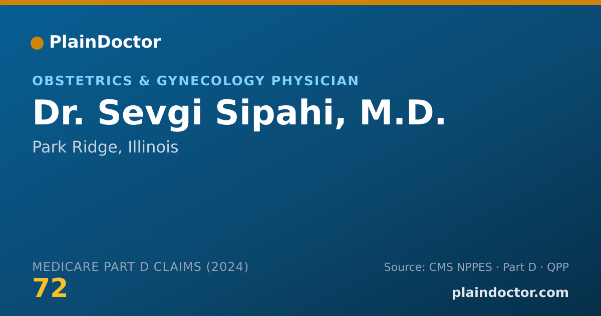 Shareable card for Sevgi Sipahi, M.D. - Obstetrics & Gynecology Physician, Park Ridge, IL
