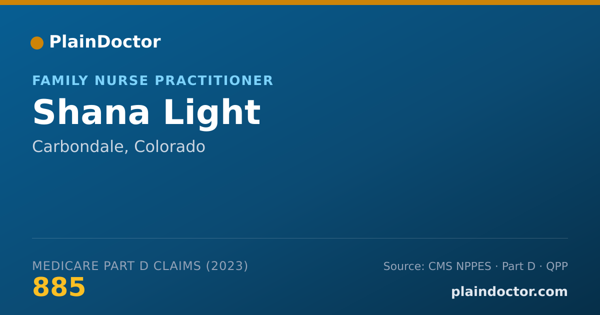 Shareable card for Shana Light - Family Nurse Practitioner, Carbondale, CO