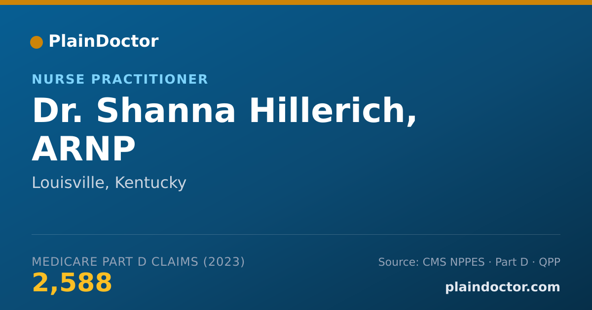 Shareable card for Shanna Hillerich, ARNP - Nurse Practitioner, Louisville, KY
