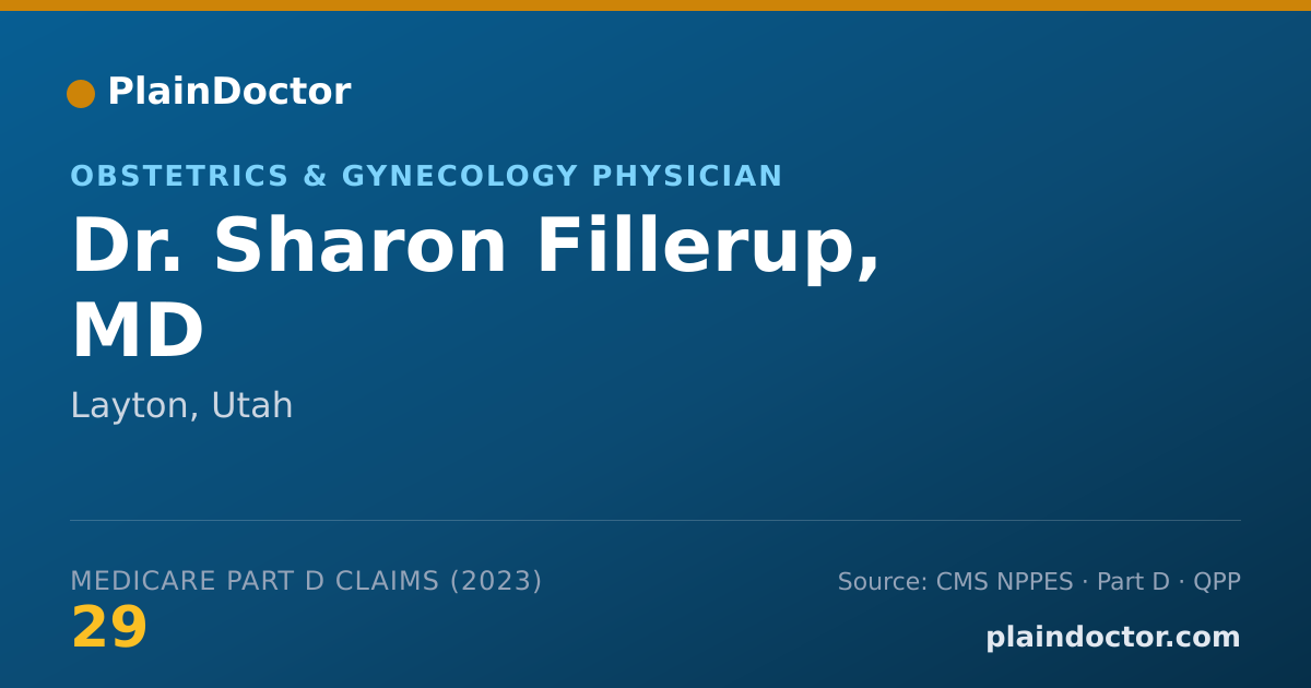 Shareable card for Sharon Fillerup, MD - Obstetrics & Gynecology Physician, Layton, UT