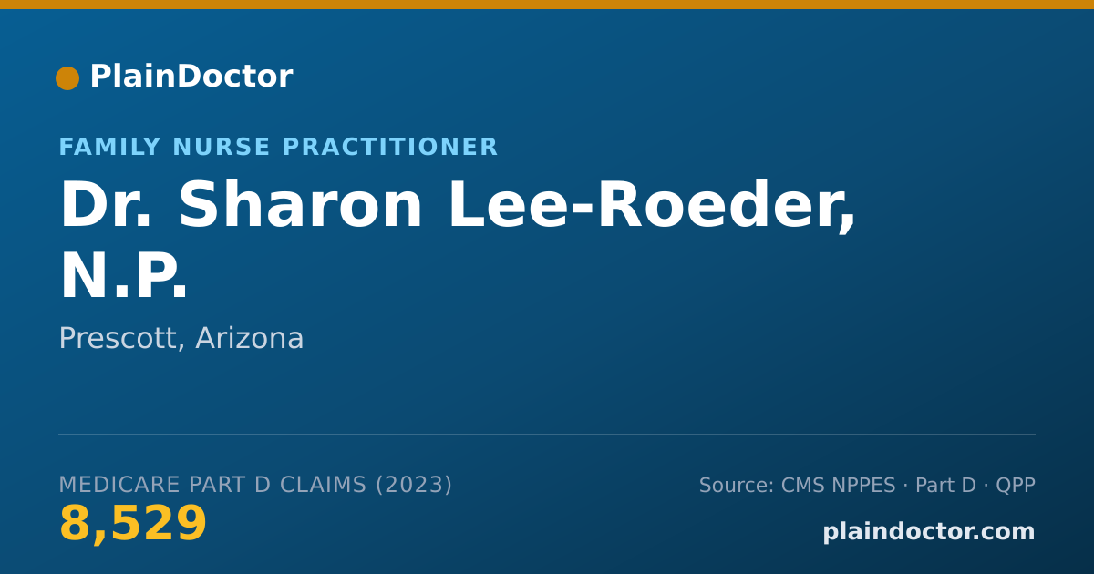 Shareable card for Sharon Lee-Roeder, N.P. - Family Nurse Practitioner, Prescott, AZ