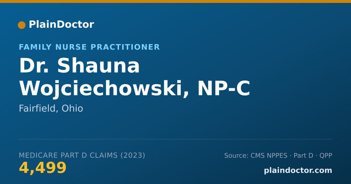 Shareable card for Shauna Wojciechowski, NP-C - Family Nurse Practitioner, Fairfield, OH