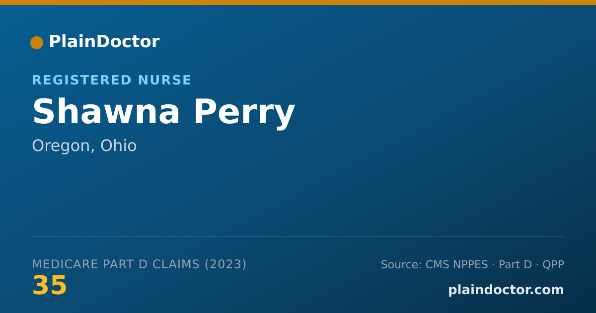 Shareable card for Shawna Perry - Registered Nurse, Oregon, OH