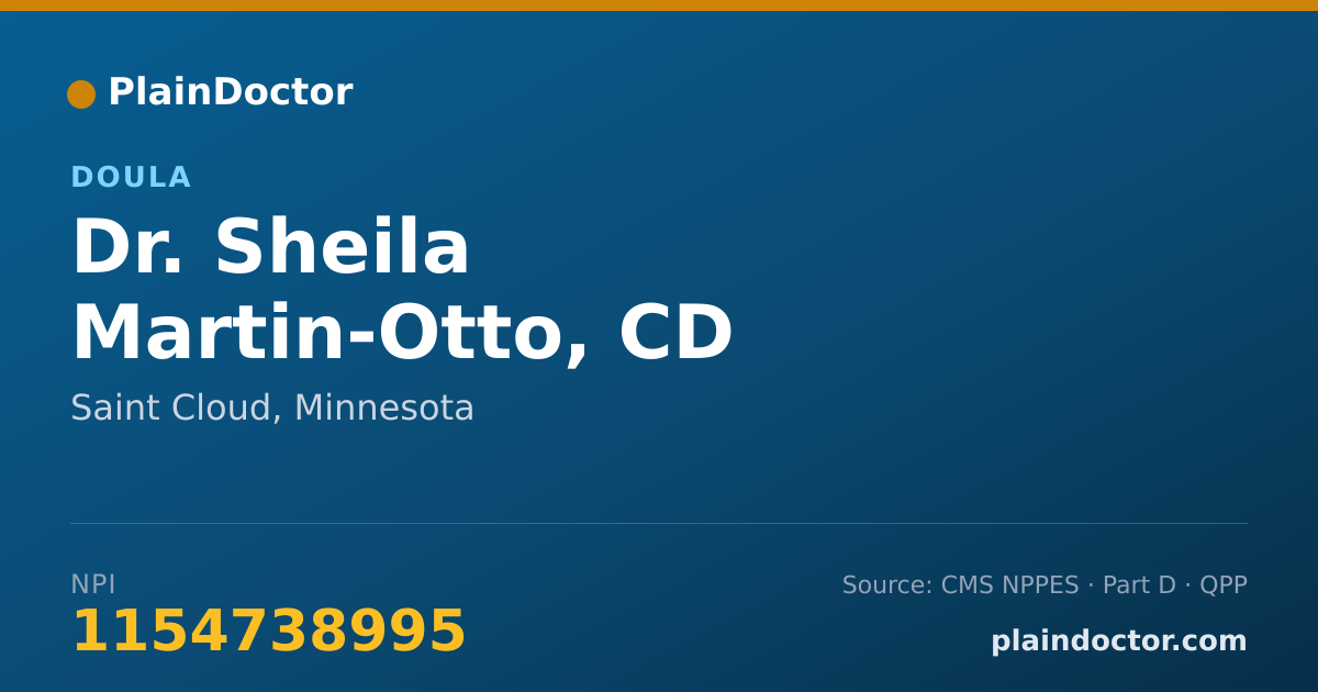 Shareable card for Sheila Martin-Otto, CD - Doula, Saint Cloud, MN