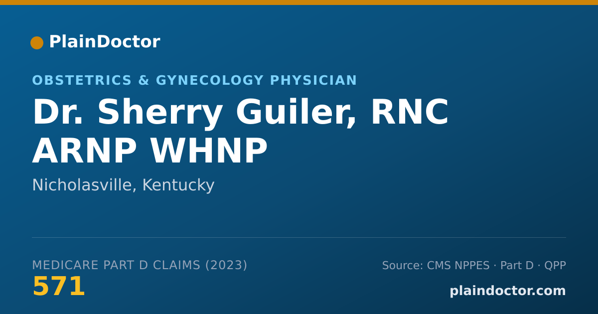 Shareable card for Sherry Guiler, RNC ARNP WHNP - Obstetrics & Gynecology Physician, Nicholasville, KY