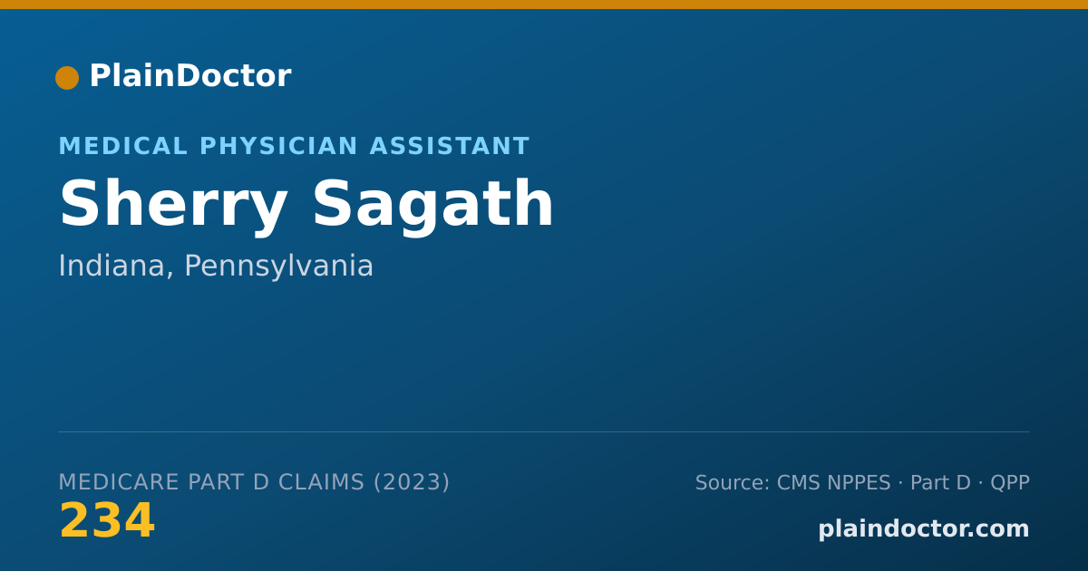 Shareable card for Sherry Sagath - Medical Physician Assistant, Indiana, PA