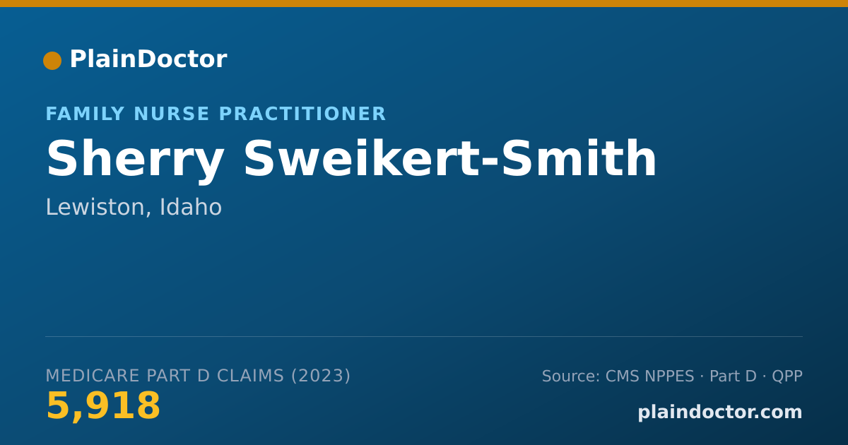 Shareable card for Sherry Sweikert-Smith - Family Nurse Practitioner, Lewiston, ID